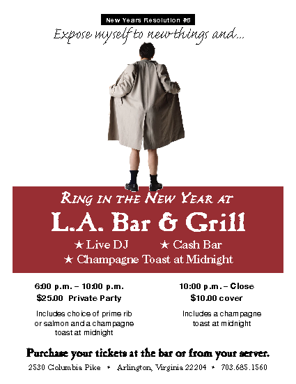 L.A. Bar & Grill — expose yourself
